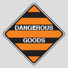 Dangerous goods sign