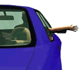 Picture of right-turn hand signal