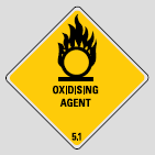 Oxidising agent sign