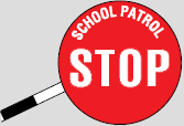 Picture of a School Patrol Stop sign