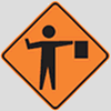 Stop on request sign