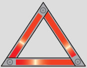 Picture of a warning triangle